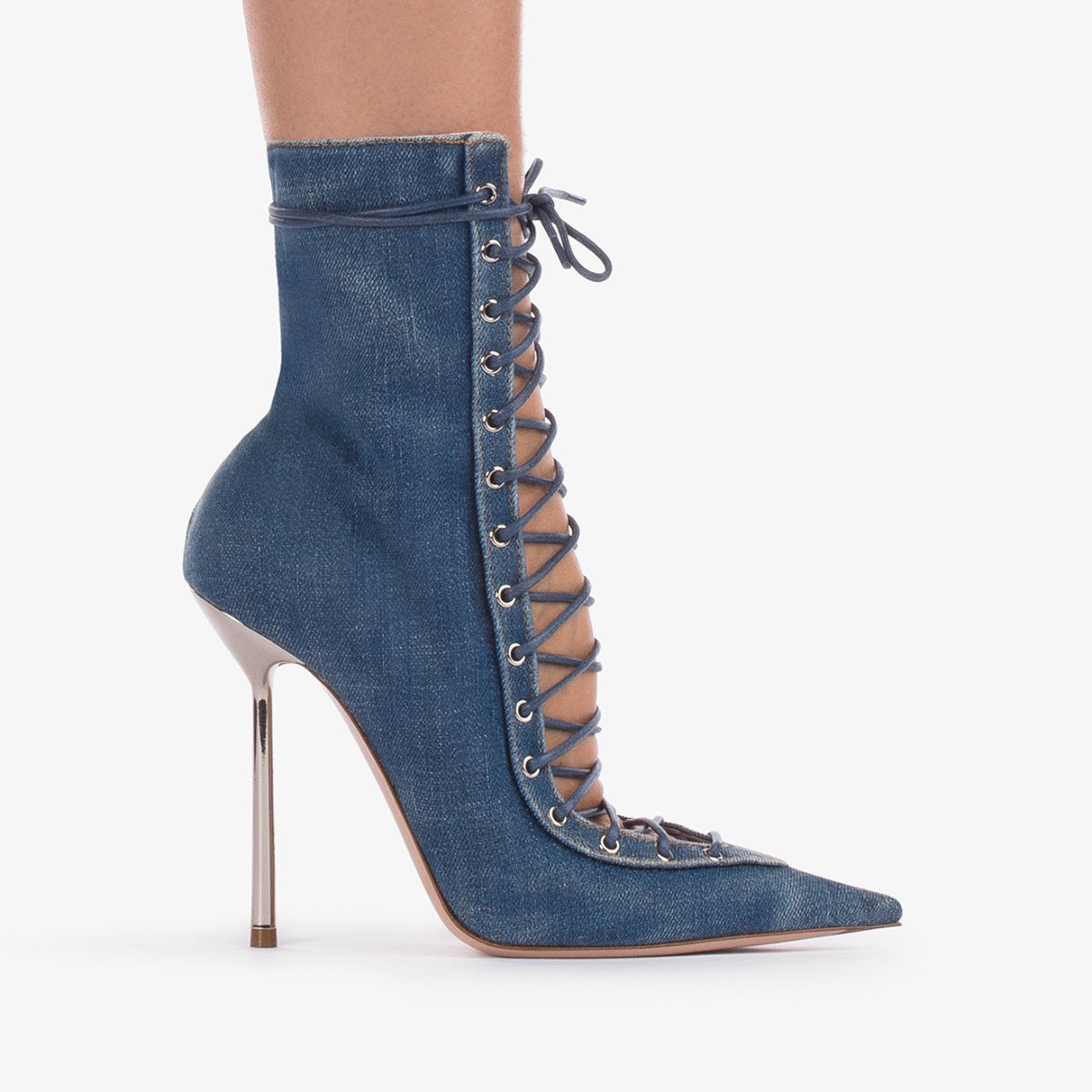 Indigo Lace Stilts